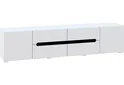 Тумба ТВ Бьянко New 230 белый/черный