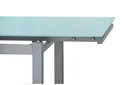 Стол Венди XS-1025 80-130х65 серый-белый