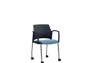 Стілець REWIND ARM PLAST PLUS COMBI BLACK RMH (BOX-2)