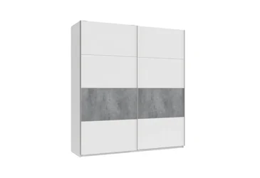 Шафа купе G-Caiser 220 Біла, Бетон