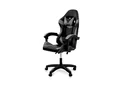 Крісло Слім чорний/сірий