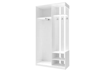 Прихожая City One Door Белый 110х45х210