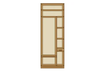 Шкаф Дарья секция 0,8 с вешалкой