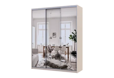 Шкаф купе Сити Лайт 3 Зеркала 180х60х225