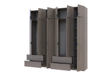 Шкаф Лукас Канноло 3 плюс 3 ДСП 240 см