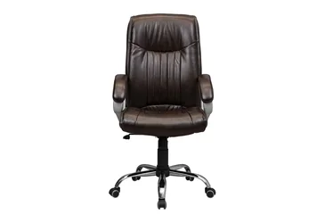 Крісло Richman Франкфурт Ю Хром П2 M-1 (Tilt) Мадрас ДК Коричневий