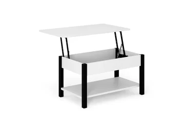 Стіл-трансформер Desk 2.0 Білий діамант-чорний