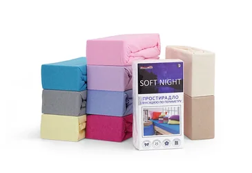 Простынь Soft Night 80x200 белая