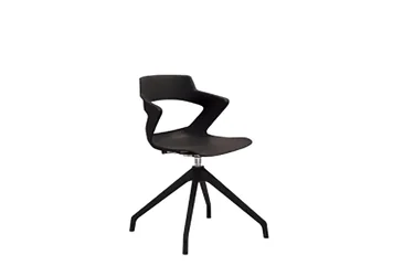 Стілець ZENITH plast black PL68-4S
