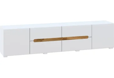 Тумба ТВ Бьянко New 230 белый/дуб аппалачи