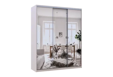 Шкаф купе Сити Лайт 3 Зеркала 180х60х225