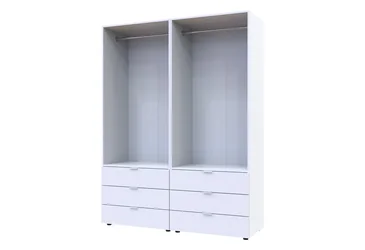 Шкаф Гелар комплект 2 плюс 2 белый
