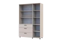 Шафа Торн Кашемір 3 ДСП/3Ш полиці 135х51.6х200