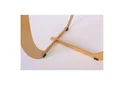 Стол Alexis gold/ceramics Lasa bianco