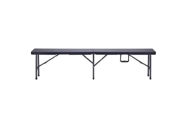 Лавочка складная Джили RBK-180 180/90х25х43 пластик Rattan Black