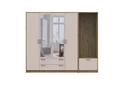 Шафа Ронді Дуб Артизан/Кашемір 4 ДСП 220х52х195
