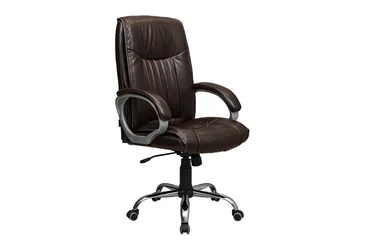 Крісло Richman Франкфурт Ю Хром П2 M-1 (Tilt) Мадрас ДК Коричневий