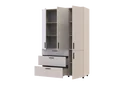 Шафа Торн Кашемір 3 ДСП/3Ш полиці 135х51.6х200