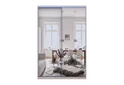 Шкаф купе Сити Лайт 2 Зеркала 150х45х225