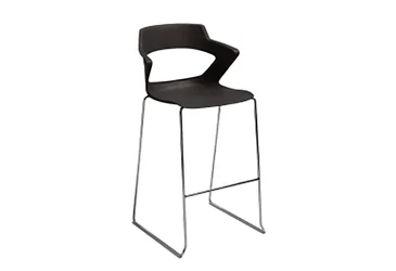 Стілець ZENITH plast black hoker CFS