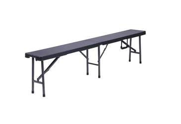 Лавочка складная Джили RBK-180 180/90х25х43 пластик Rattan Black