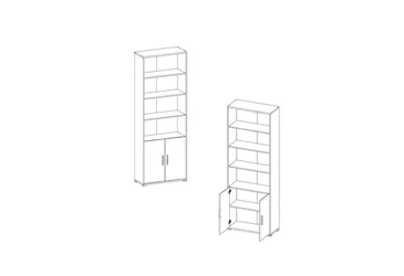 Пенал открытый REG 2D/220 Каби