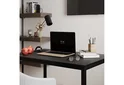 Стіл письмовий Brevity Loft mid Графіт/Чорний метал