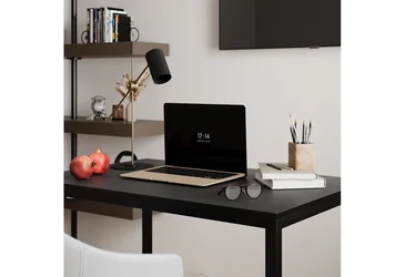 Стіл письмовий Brevity Loft mid Графіт/Чорний метал