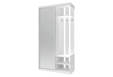 Прихожая City One Door Белый 110х45х210