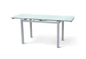 Стол Венди XS-1025 110-170х70 белый-стекло