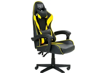 Крісло VR Racer Dexter Djaks чорний/жовтий (371901)
