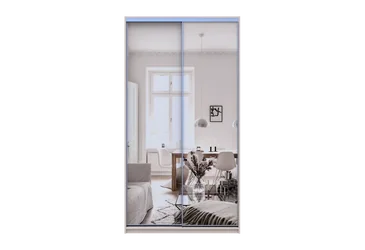 Шкаф купе Сити Лайт 2 Зеркала 120х45х225