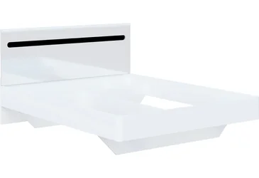 Кровать Бьянко New 160x200 белый/черный