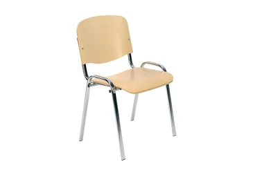 Стул Iso wood chrome