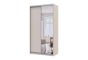 Шкаф купе Сити Лайт 1 ДСП - 1 зеркало 120х60х225