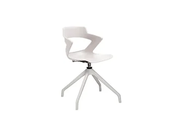 Стілець ZENITH plast white PL68W-4S